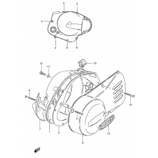 Crankcase cover ass`y (v