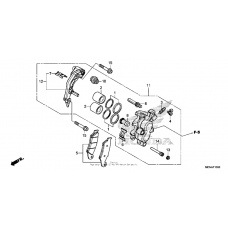 Front brake caliper