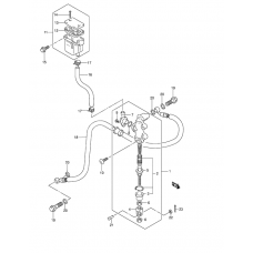 Rear master cylinder