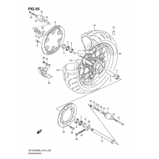 Rear wheel complete assy