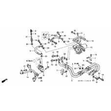 Rear brake hose              

                  VFR800A