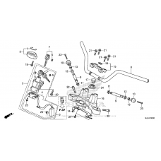 Верхняя траверса & Клипон руля