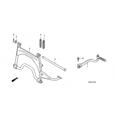 Kick starter arm/stand