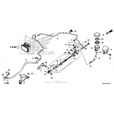 Rear brake master cylinder (2)