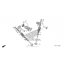 Camshaft + valve (2)