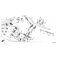 Верхняя траверса & Клипон руля