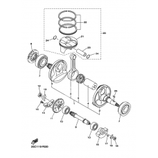 Коленчатый вал & Поршень