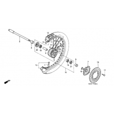 Transom + tube              

                  CR125RN/RP/RR