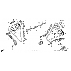 Cam chain + tensioner
