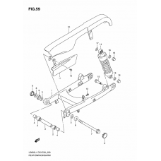 Rear swinging arm