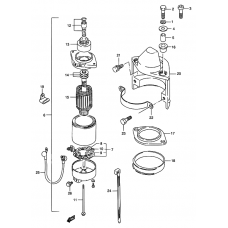 Starting motor