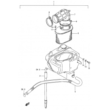 Air cleaner              

                  Rear