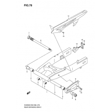 Rear swinging arm