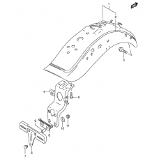 Rear fender              

                  Model k4