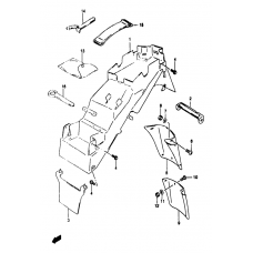 Rear fender              

                  Gsf1200t/st/v/sv/w/sw/x/sx/y/sy