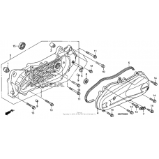 Swingarm + left crankcase cover