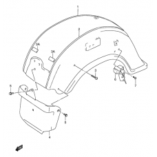 Rear fender              

                  Model y/k1/k2