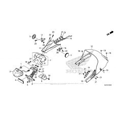 Задний брызговик & Подсветка номера