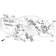 Left front brake caliper