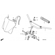 Handle pipe/top bridge              

                  CRF450R8