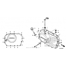 Right crankcase cover (2)