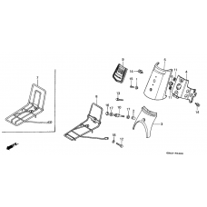 Top cover/front carrier