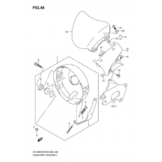 Headlamp housing              

                  Sv1000k6 e33