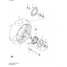 Rear wheel complete assy              

                  Model k8/k9