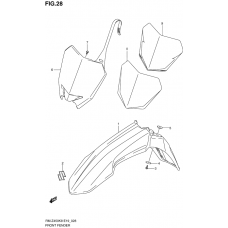 Front fender              

                  Rm-z450k8/k9/l0