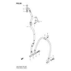 Front brake hose