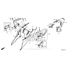 Задний обтекатель