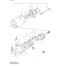 Starting motor