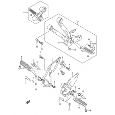 Footrest              

                  Model k4/k5/k6/k7