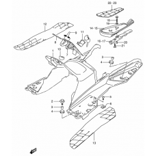 Rear leg shield              

                  Model y