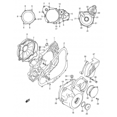 Crankcase cover ass`y (v              

                  Dr-z400ey/ek1/ek2/ek3/ek4