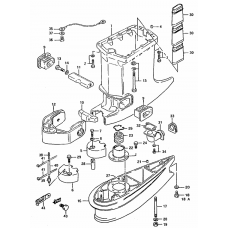 Drive shaft housing