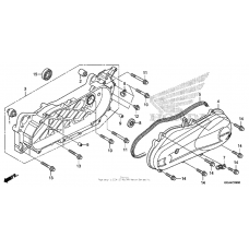Swingarm + left side cover