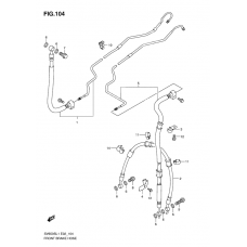 Front brake hose              

                  Sv650sal1 e24