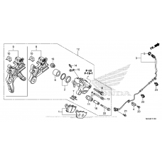 Задний тормозной суппорт