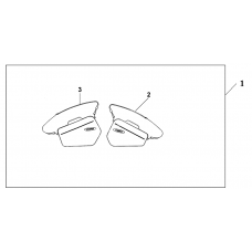 Pannier inner bag set