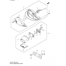 Rear comb lamp