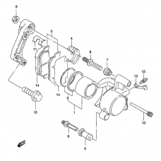 Front caliper