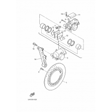 Rear brake caliper