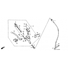 Fr. brake master cylinder              

                  1