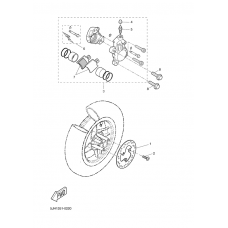 Front brake caliper