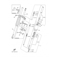 Вилка передней оси