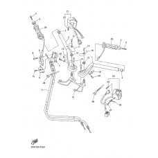 Steering handle & cable