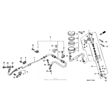 Rear brake master cylinder (1)