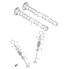 Cam shaft - valve