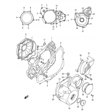 Crankcase cover ass`y (v